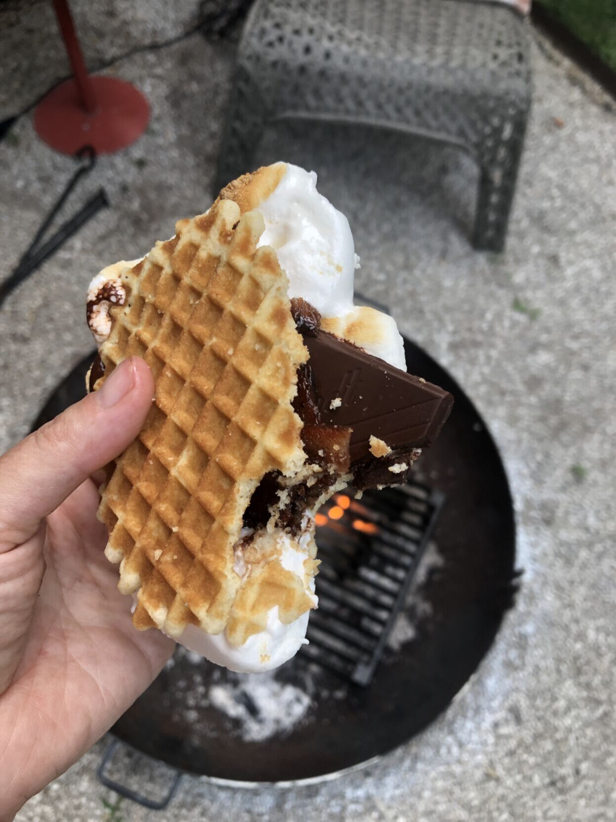 Perfect gourmet s'more